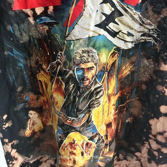 Custom Zayn Malik Zombie Bleached Graphic T-shirt - Picture 3 of 8